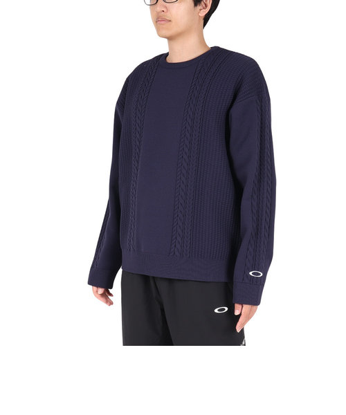 オークリー（OAKLEY）クルーネックセーター ESSENTIAL ARAN SWEATER 3.0 FOA405944-6FB