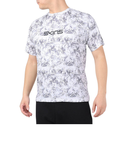 スキンズ（SKINS）ラグラン プリント半袖Tシャツ 184-29943-012
