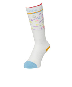 フェニックス（PHENIX）ジュニア 子供 スキー スノーボード ソックス Pop Star Socks ESB23SO81 WHITE