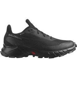 サロモン（SALOMON）ランニングシューズ アルファクロス5 GTX ブラック L47310900 スニーカー トレイルラン グリップ力 防水 雨天 雨