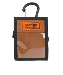 オレンジ（ORANGE）パスケース BS カラビナ付き 201247 2038