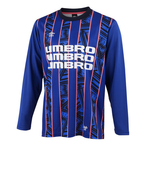 アンブロ（UMBRO）サッカーウェア グラフィック長袖プラクティスシャツ UUUWJB51 VBLU | Super Sports XEBIO  u0026mall店（スーパースポーツゼビオ）の通販 - u0026mall