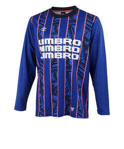 アンブロ（UMBRO）サッカーウェア グラフィック長袖プラクティスシャツ UUUWJB51 VBLU