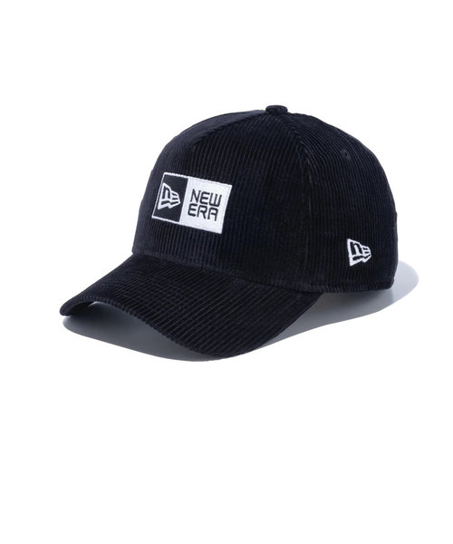 ニューエラ（NEW ERA）9FORTY A-Frame ボックスロゴ コーデュロイ キャップ 13751004 帽子 大きいサイズ