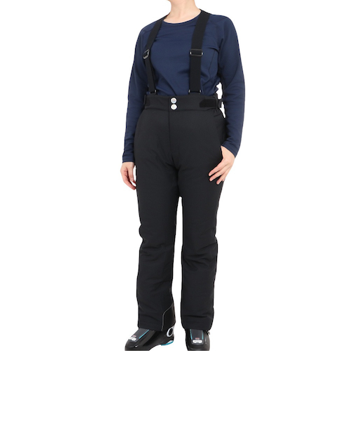 デサント DESCENTE スキーウェアパンツ サスペンダー ブラック XL