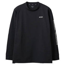 デサント（DESCENTE）長袖Tシャツ メンズ SUNSCREEN ロゴ ロングシャツ DMMVJB56 BK