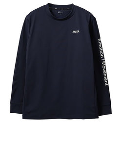 デサント（DESCENTE）長袖Tシャツ メンズ SUNSCREEN ロゴ ロングシャツ DMMVJB56 NV