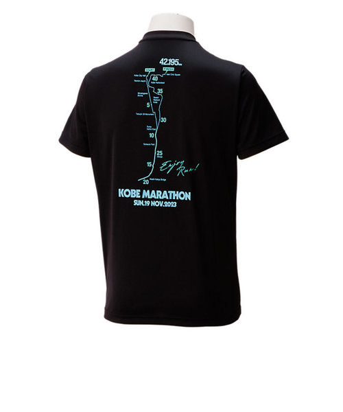 アシックス（ASICS）神戸マラソン2023 スーベニア 半袖Tシャツ 