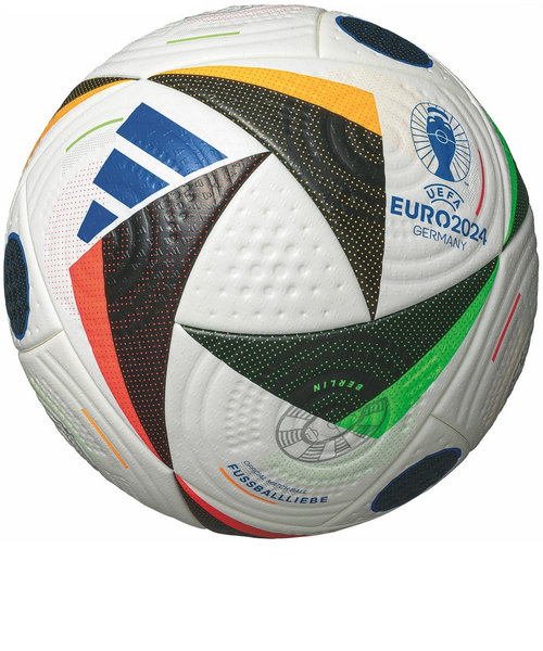 アディダス（adidas）サッカーボール 5号球 検定球 UEFA EURO2024 フースバルリーベ プロ AF590