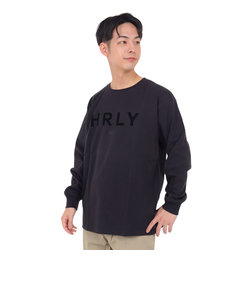 ハーレー（HURLEY）オーバーサイズ ブランドロゴ 長袖Tシャツ 23MLS2200001-CGY