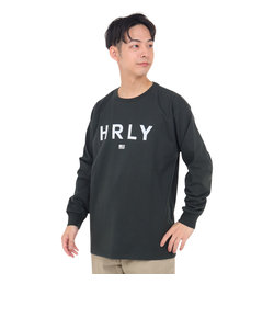 ハーレー（HURLEY）オーバーサイズ ブランドロゴ 長袖Tシャツ 23MLS2200001-DFR