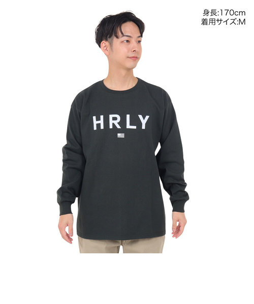 hurley チェック長袖グリーンシャツS - シャツ