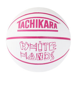 バスケットボール 7号球 WHITE HANDS ホワイト×ピンク SB7-299