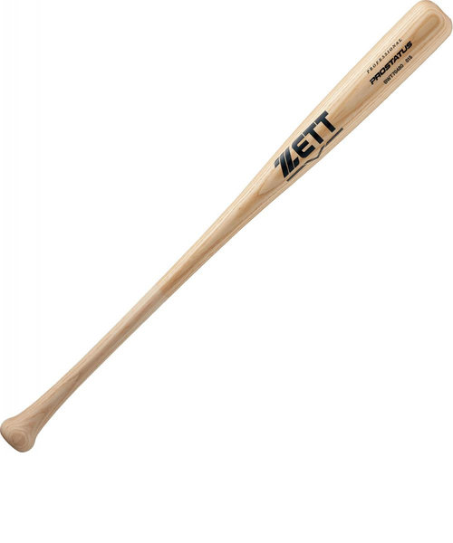 ゼット（ZETT）少年軟式用バット 野球 木製 プロステイタス 80cm/650g平均 BWT70480-1200GE