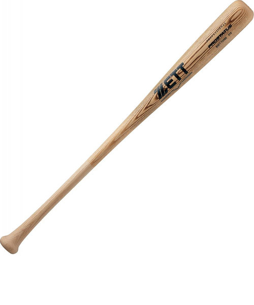 ゼット（ZETT）少年軟式用バット 野球 木製 プロステイタス 80cm/650g平均 BWT70480-1201MO