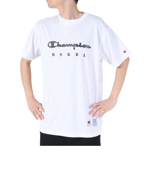 チャンピオン（CHAMPION）バスケットボールウェア 半袖Tシャツ C3-XB342 010 速乾 UVカット
