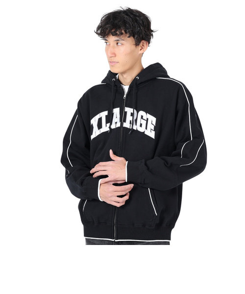 エクストララージ（XLARGE）PIPING ジップアップ フーデット