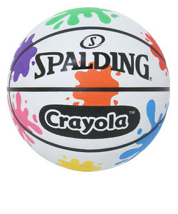 スポルディング（SPALDING）バスケットボール 5号球 クレヨラ ペイント スプラッター ラバー 85-086Z