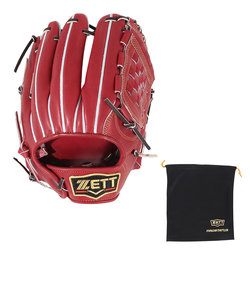 ゼット（ZETT）硬式用グラブ 内野手用 野球グローブ 一般 プロステイタス BPROG566-4000
