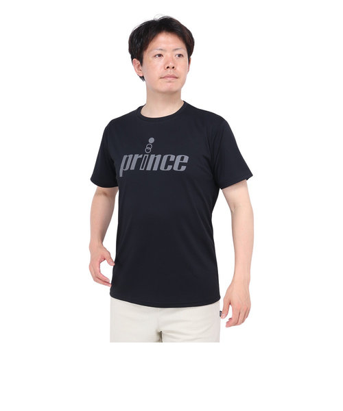 プリンス（PRINCE）テニスウェア Tシャツ MA3001 165 BLK