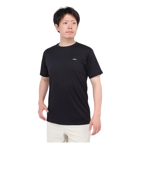 プリンス（PRINCE）テニスウェア Tシャツ MS4002 165 BLK