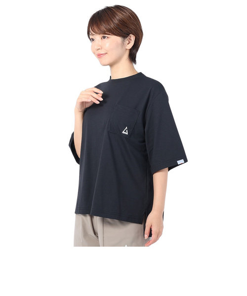 スイスブランド 吸水速乾 ストレッチ 半袖Tシャツ ミリオンドライTシャツ W RE23SUK5620016BLK ブラック