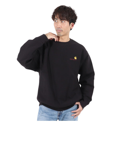 カーハート（CARHARTT）アメリカンスクリプトスウェットシャツ