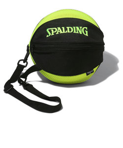 スポルディング（SPALDING）ボールバッグ ブリーズ ブラック×ライムグリーン 49-007LG