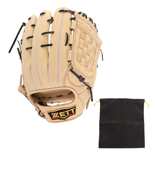 ゼット（ZETT）軟式用グラブ 二塁手・遊撃手用 野球グローブ 一般 プロステイタス BRGB30561-3219