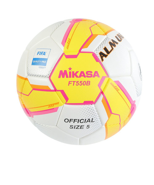 ミカサ（MIKASA）サッカーボール 5号球 検定球 FIFA 貼り JUFA FT550B-YP-FQP-JUFA