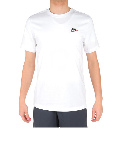 ナイキ（NIKE）Tシャツ 半袖 白T クラブ Tシャツ 白 ホワイト 綿100 