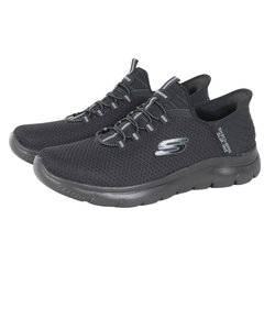 スケッチャーズ（SKECHERS）カジュアルシューズ スリップインズ サミッツ ハイ レンジ ブラック 232457W-BBK スニーカー ハンズフリー 洗濯…