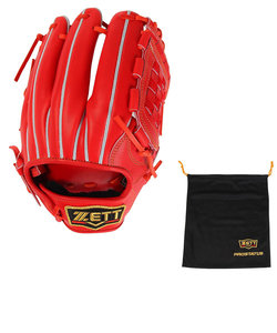 ゼット（ZETT）硬式用グラブ 二塁手・遊撃手用 野球グローブ 一般 プロステイタス BPROG566-5800