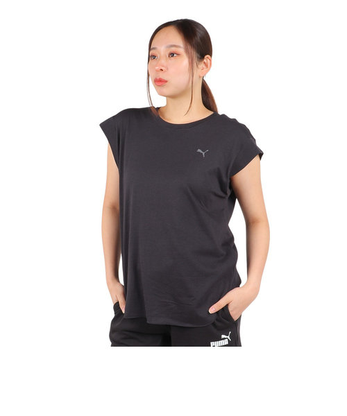 プーマ（PUMA）STUDIO FOUNDATIONS 半袖Tシャツ 525418 01 BLK