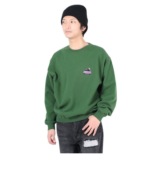 エクストララージ（XLARGE）スランテッド OG クルーネックスウェットシャツ 101241012002-GREEN