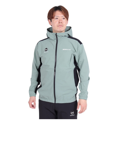 デサント（DESCENTE）ジャケット 撥水 カーキ AIRY TRANSFER フルジップフーディー DMMXJF12 KHBK