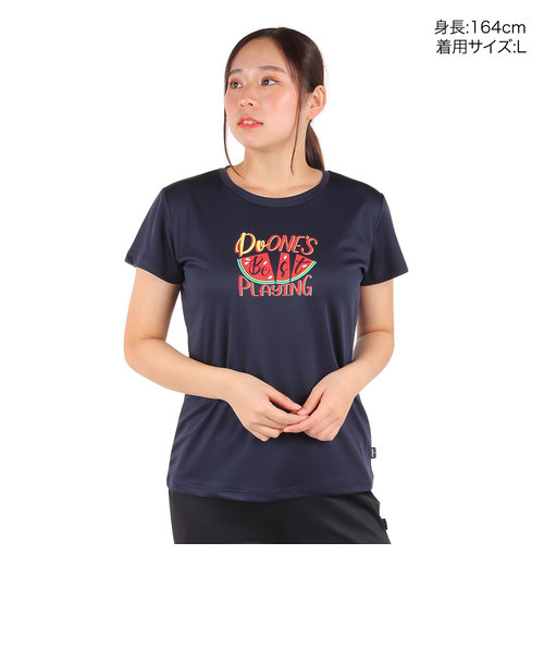 プリンス（PRINCE）テニスウェア Tシャツ WS4058 127 NVY Super Sports XEBIO  &mall店（スーパースポーツゼビオ）の通販 &mall