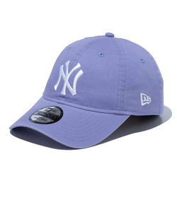 ニューエラ（NEW ERA）キャップ 9TWENTY ニューヨーク・ヤンキース ラベンダー×ホワイト 60546696 大きいサイズ