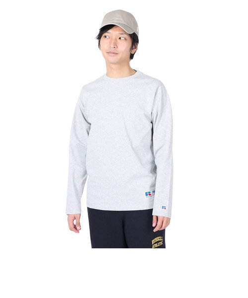 ラッセル（RUSSELL）ProCotton 長袖クルーネックTシャツ RBM24ES0004 MGRY