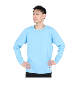 ラッセル（RUSSELL）T/C 長袖クルーネックTシャツ RBM23F0011 BLU