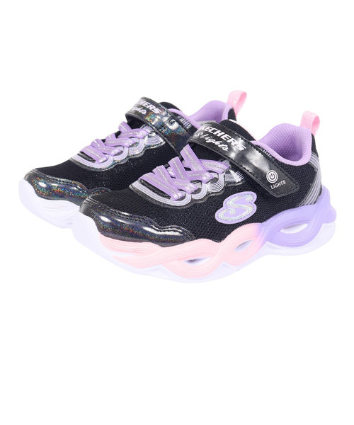 スケッチャーズ（SKECHERS）ジュニアスニーカー スポーツシューズ TWISTY GLOW 303717L-BKMT