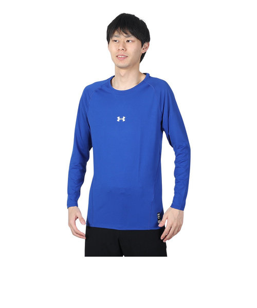 アンダーアーマー（UNDER ARMOUR）野球 アンダーシャツ ヒートギア コンフォート フィッティド ロングスリーブクルーネックシャツ 1384731 4…