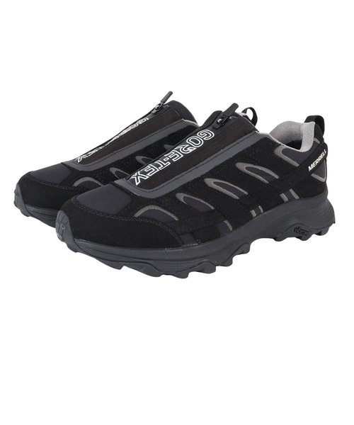 メレル（MERRELL）レザースニーカー カジュアルシューズ MOAB SPEED ZIP 004731 BLK