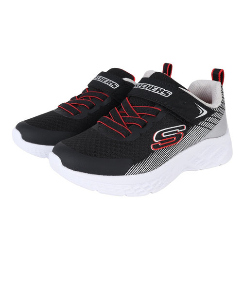 スケッチャーズ（SKECHERS）ジュニアスニーカー スポーツシューズ MICROSPEC 2 ZOVRIX 403924L-BKSR