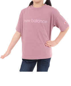 ニューバランス（new balance）ジュニア 吸水速乾 Linear logo 半袖Tシャツ ABT45062RSE