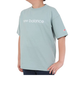 ニューバランス（new balance）ジュニア 吸水速乾 Linear logo 半袖Tシャツ ABT45062SAM