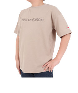 ニューバランス（new balance）ジュニア 吸水速乾 Linear logo 半袖Tシャツ ABT45062SOT