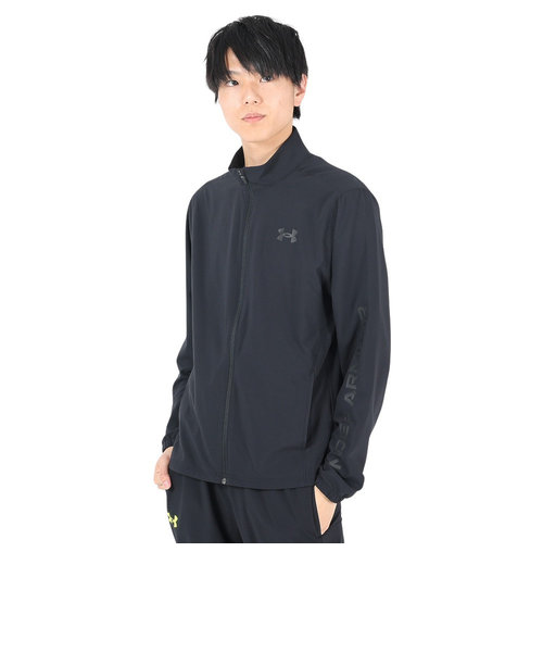 アンダーアーマー（UNDER ARMOUR）ジャケット ブラック 黒 フレッシュ ウーブン フルジップ ジャケット 1384815 001