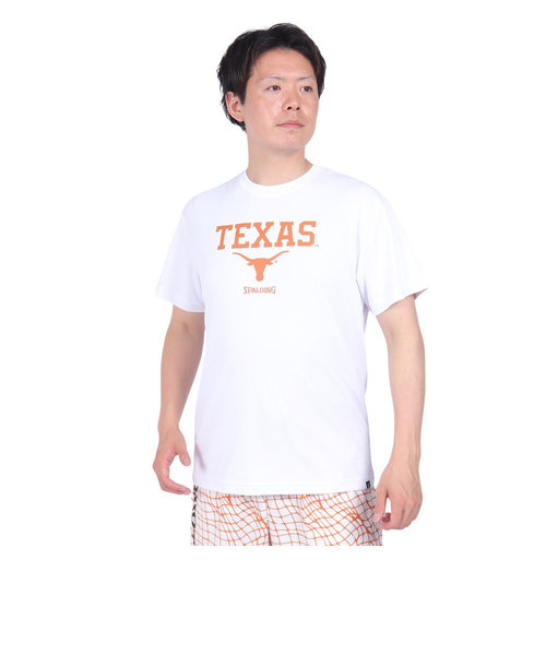 スポルディング（SPALDING）バスケットボールウェア Tシャツ テキサス ホーン ロゴ SMT24024TX 速乾 UVカット