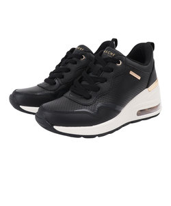 スケッチャーズ（SKECHERS）カジュアルシューズ ミリオンエアホッターエア ブラック 155399-BLK スニーカー おしゃれ 日常履き シンプル